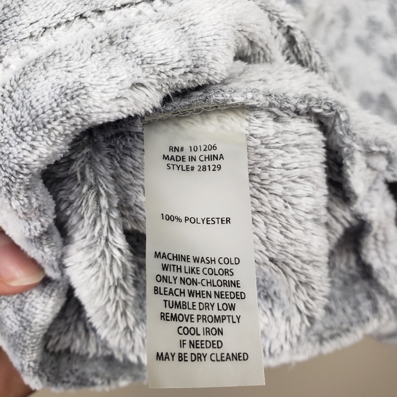 Soft Surroundings Fleece Tanzania Cowl Neck Size XL - Picture 12 of 14